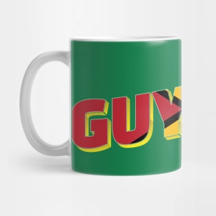 Guyana Vintage style retro souvenir Mug